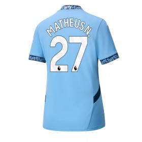 Manchester City Matheus Nunes #27 Hjemme skjorte til dame 2024-25 Kortermet